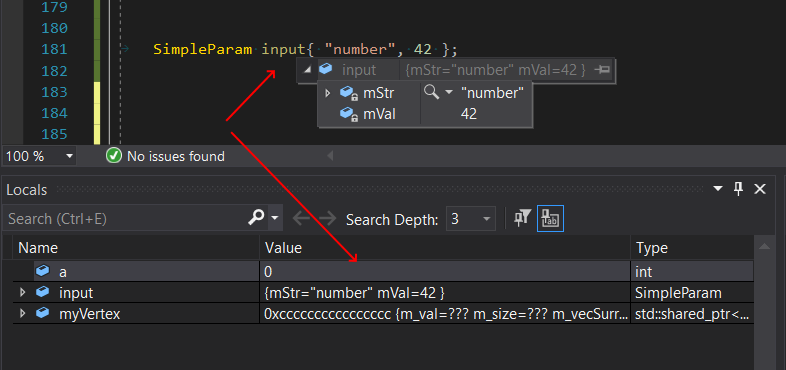 Visual Studio 2019 default debugger view